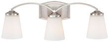 Minka-Lavery 6963-84 - Overland Park 3 Light Bath - Brushed Nickel