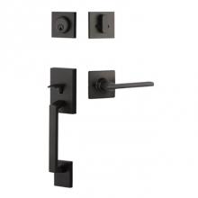 Yale Expressions YMRC44.NILUS19 - Yale Marcel Single Cylinder Entry Set with Nils Lever, Flat Black