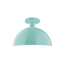 Montclair Light Works FMDX471-48 - 12" Ray Flush Mount, Sea Green