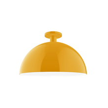 Montclair Light Works FMDX472-21 - 18" Ray Flush Mount, Bright Yellow
