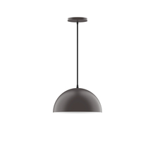 Montclair Light Works PEB432-57 - 12" Arcade Pendant, Bronze Matte