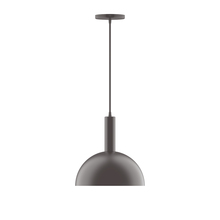 Montclair Light Works PEBX471-57 - 12" Ray Pendant, Bronze Matte