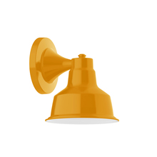 Montclair Light Works SCA180-21 - 8" Warehouse shade, wall mount sconce, Bright Yellow