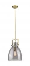 Innovations Lighting 411-1SM-BB-G412-10SM - Newton Bell 10 inch Multi Pendant - Brushed Brass