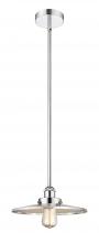 Innovations Lighting 616-1S-PC-MFR-PC-12 - Appalachian - 1 Light - 12 inch - Polished Chrome - Cord hung - Mini Pendant