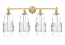 Innovations Lighting 616-4W-SG-G682-7 - Windham - 4 Light - 34 inch - Satin Gold - Bath Vanity Light