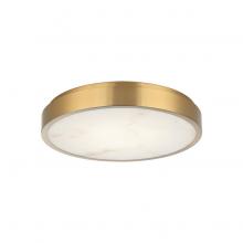 Matteo Lighting X05915AG - 15" Marblestone Ceiling Mount - Aged Gold
