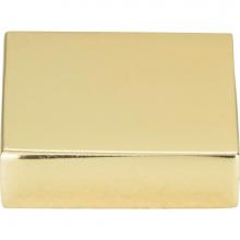 Atlas A833-FG - Thin Square Knob 1 1/4 Inch French Gold