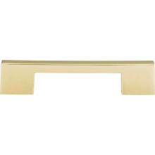Atlas A867-FG - Thin Square Pull 5 1/16 Inch (c-c) French Gold