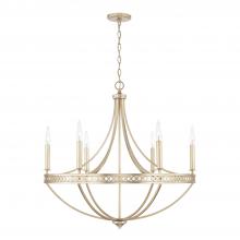 Capital 443161WG - Isabella 6-Light Chandelier - Winter Gold