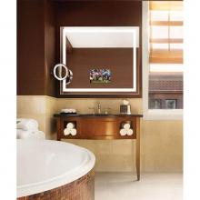 Electric Mirror INT-156-AV-4242 - Integrity 42x42 Lighted Mirror TV with 15'' TV