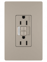 Legrand Radiant 1597NTLTRNICC4 - radiant Tamper-Resistant 15A Duplex Self-Test GFCI Receptacles wt SafeLock Protection and Night