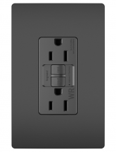 Legrand Radiant 1597TRWRBK - radiant Tamper-Resistant Weather-Resistant 15A Duplex Self-Test GFCI Receptacles wt SafeLock Pro