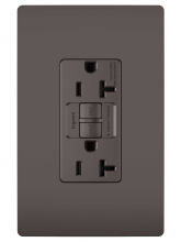 Legrand Radiant 2097TRCCD4 - radiant? Tamper-Resistant 20A Duplex Self-Test GFCI Receptacle with SafeLock? Protection, Brown