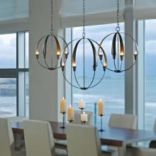 Hubbardton Forge 104203-SKT-84 - Cirque Large Chandelier - Soft Gold