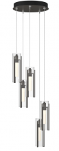 Hubbardton Forge 131124-SKT-STND-07-ZM0065 - Exos Glass 5-Light Pendant