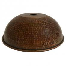 Premier Copper Products SH-L100DB - Hand Hammered Copper 10.5'' Dome Pendant Light Shade