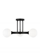 Visual Comfort & Co. Studio Collection 7761603-112 - Clybourn Three Light Semi-Flush Mount