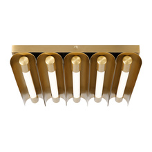 Visual Comfort & Co. Studio Collection KF1095BBS - Carson Five Light Flush Mount