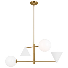 Visual Comfort & Co. Studio Collection AEC1104MWTBBS - Cosmo Large Chandelier