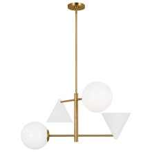 Visual Comfort & Co. Studio Collection AEC1114MWTBBS - Cosmo Medium Chandelier