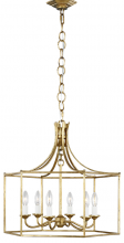 Visual Comfort & Co. Studio Collection AC1046ADB - Bantry House Wide Lantern - Antique Gild