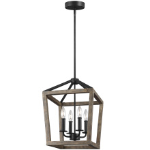 Visual Comfort & Co. Studio Collection F3190/4WOW/AF - Gannet Small Chandelier - Antique Forged Iron