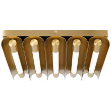 Visual Comfort & Co. Studio Collection KF1095BBS - Carson Five Light Flush Mount