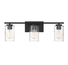 Savoy House Meridian M80038MBK - 3-Light Vanity Light - Matte Black